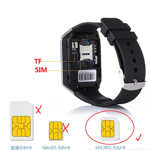 彩色Bt呼叫健康手镯支持Sim tf卡智能手机安卓手机配件智能手表Dz09 - Product Image 4