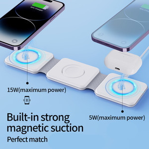 Fast 15W Magnetic 3In1 Wireless <strong>Charger</strong> Table for Iphone 16 Airpods All in <strong>One</strong> Wireless <strong>Charger</strong> Multipurpose 2025 - Product Image 2