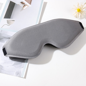 Derin fincan nefes bellek köpük uyku göz maskesi kapak 3D konturlu fincan uyku göz maskesi ve ayarlanabilir kayış ile körü körüne - Product Image 4