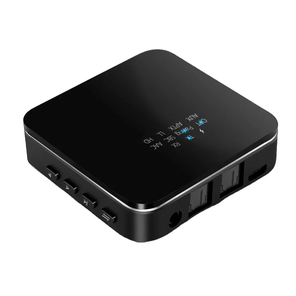 Bluetooth-TV-Sender und-Empfänger für Musik-Audio-Paare mit geringer Latenz 2 Geräte gleichzeitig V5.0 Bluetooth-Adapter