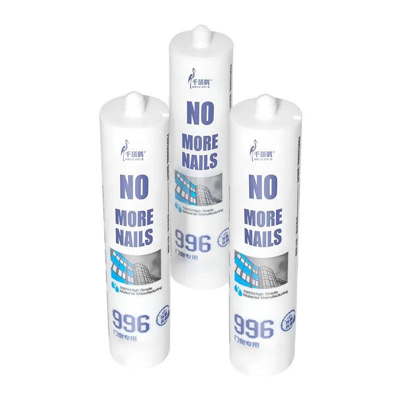 Fast Dry Liquid Nail Free Silicone Sealant For Metal Wall