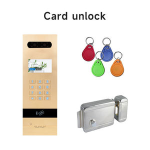 Sistema de teléfono de puerta Cámara de puerta Timbre de puerta Sistema de intercomunicación de video para apartamentos - Product Image 4