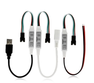 Контроллер SP002E 3-клавишный Красочный мини-контроллер, красочный USB-контроллер, цветная головка постоянного тока 5-24 В - Product Image 4