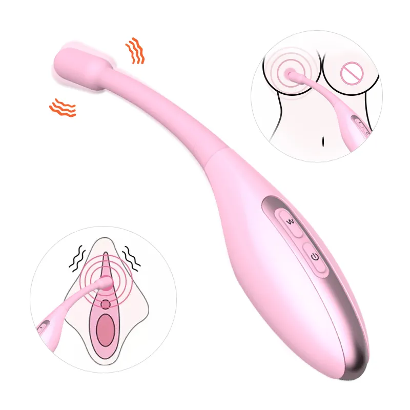 Vibrador de estimulación del clítoris para mujer, varita masajeadora de 12 frecuencias, resistente al agua, masajeador de Punto G y vagina