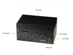 Server Hardware di apparecchiature per Server di archiviazione Cloud di Fcbga-1528 Hosting Web singolo Socket E100-9W-IA-H Fanless per il modello Ai - Product Image 3