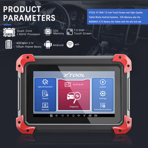 サポートキープログラマー自動全システム診断ツールコードリーダーOBDIIスキャナーXtoolD7 - Product Image 3