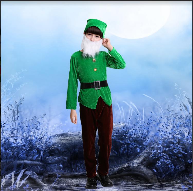 Manches longues petit nain vert