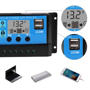 10A 20A 30A 40A 50A 60A PWM MPPT контроллер солнечного заряда 12 В 24 В с ЖК-дисплеем Инверторное зарядное устройство - Product Image 6