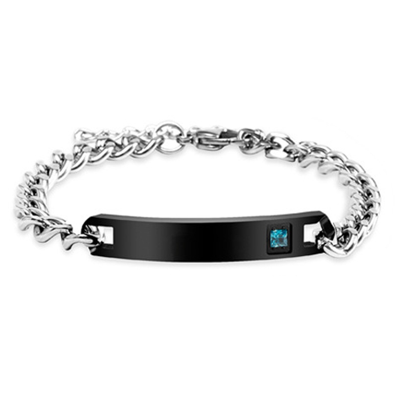 Plata - Negro Diamante Azul (en blanco)