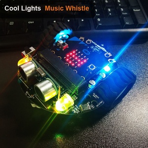 Tiny:bit Smart Robot Car BBC Micro:bit Graphical Programming STEAM Robotics Car KitはMicro:bit V2/V1.5ボードと互換性があります - Product Image 2