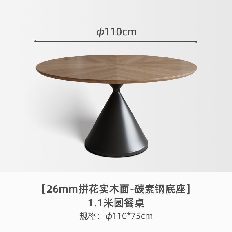 Plateau de table en parquet massif de 1,1 mètre
