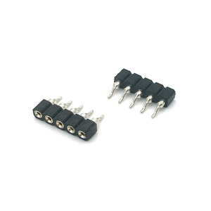 PH 2.54mm 1~40 Pin Black Plastic Male-Female <strong>Header</strong> Pin <strong>Header</strong> H3.0 SMT Set Compatible PCB Board Connector Single Row - Product Image 4