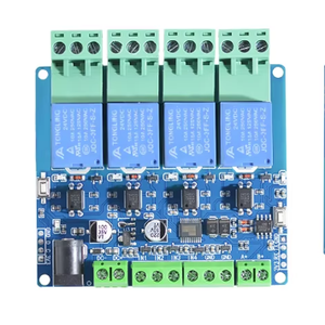 Modbus 4チャネル5v/12V/24Vリレーモジュールスイッチ入出力RS485/TTL通信 - Product Image 1