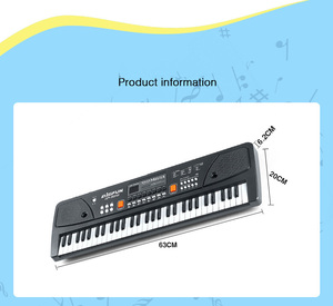 Teclado electrónico Digital multifunción con 61 teclas, instrumento Musical educativo directo de fábrica - Product Image 6