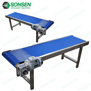 Rampa con plataforma pequeña, máquina transportadora de línea de montaje, cinta de carga pequeña, mesa de empalme, transportador de escalada - Product Image 5