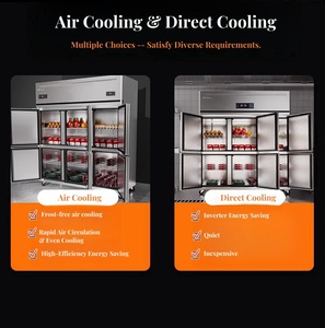 8-dondurucu <span class=keywords><strong>chiller</strong></span> genel otel mutfak buzdolabında ticari dik erişim