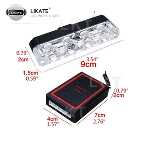 12v-24v遥控闪光灯汽车紧急格栅闪光灯越野卡车全地形车灯 - Product Image 2