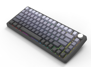 <strong>Customized</strong> 82-Key Wired Mechanical Gaming <strong>Keyboard</strong> Two-Color 75% Design Personalized for Gamers
