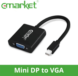 Active Male Displayport to <strong>VGA</strong> Converter Cable Adapter with PVC Jacket DP to <strong>VGA</strong> Displayport Adapter - Product Image 3