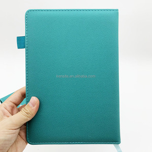 Cuaderno de tapa dura de alta calidad Color verde PU cuaderno de notas de cuero personalizado A5 A6 Cuadernos de diario con logotipo - Product Image 5