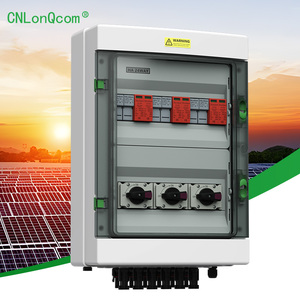 CNLonQcom Outdoor Waterproof PV Combiner Box DC500V 1 <strong>Input</strong> 1 Out with Fuse SPD QD IP65 Solar <strong>Control</strong> Box - Product Image 1