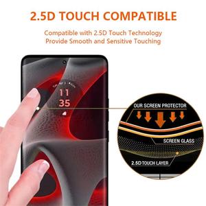 HD điện thoại Tempered Glass nhà máy bán buôn cho Motorola RAZR 50 60 siêu cạnh keo 9H 3D cong cạnh bảo vệ màn hình - Product Image 4