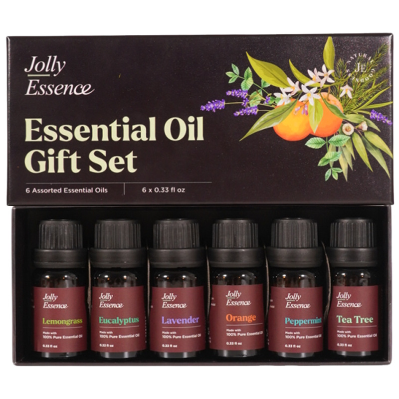 Set de 6 piezas de aceites esenciales vegetales