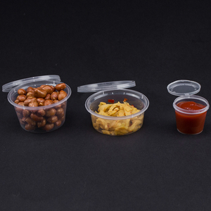 Lid Cover Plastic Pp Disposable Plastic Boxes 1 1.<strong>5</strong> <strong>2</strong> 3 4 <strong>5</strong> <strong>Oz</strong> and 150ml <strong>Cup</strong> Customized Logo - Product Image 5
