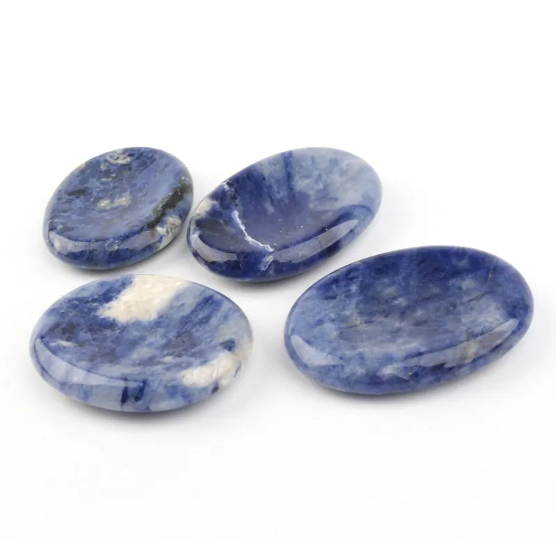 Feng Shui pulgar te preocupes Piedra Natural chakra Reiki sanación cristal azul-venas es de piedra para relajarse o aliviar la ansiedad