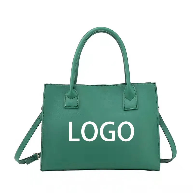 Petit sac à main personnalisé avec Logo imprimé, sacs en cuir de couleurs mélangées, fourre-tout pour femmes