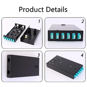 Panel de conexión de fibra óptica SC/APC de 144 núcleos, caja de terminales LC FC 72 48 24 12 núcleos, montaje en rack ODF para redes WiFi 4G 3G FTTH - Product Image 5