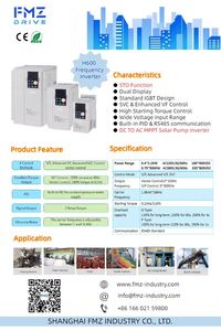 AC 220V 1 <strong>Phase</strong>/DC Input MPPT 220V Three <strong>Phase</strong> Out Solar Vfd Pump Drive <strong>0</strong>.4kw Variable Frequency Drive Ac Frequency Inverter