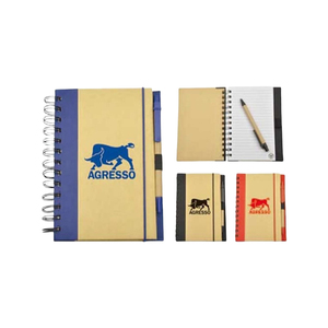 Wholesale Cheap Custom A5 Kraft Ruled <strong>Notebook</strong> Hard Cover Supplies Accessory Kraft Paper Spiral <strong>Notebook</strong>