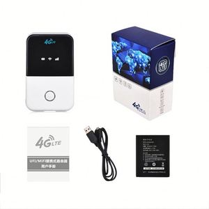 เราเตอร์ WiFi ขนาดเล็ก4G 4G LTE, โมเด็มพกพาแบบพกพาไร้สาย Wi-Fi ฮอตสปอต Wi-Fi สำหรับมือถือเราเตอร์ Wi-Fi พร้อมช่องใส่ซิมการ์ด