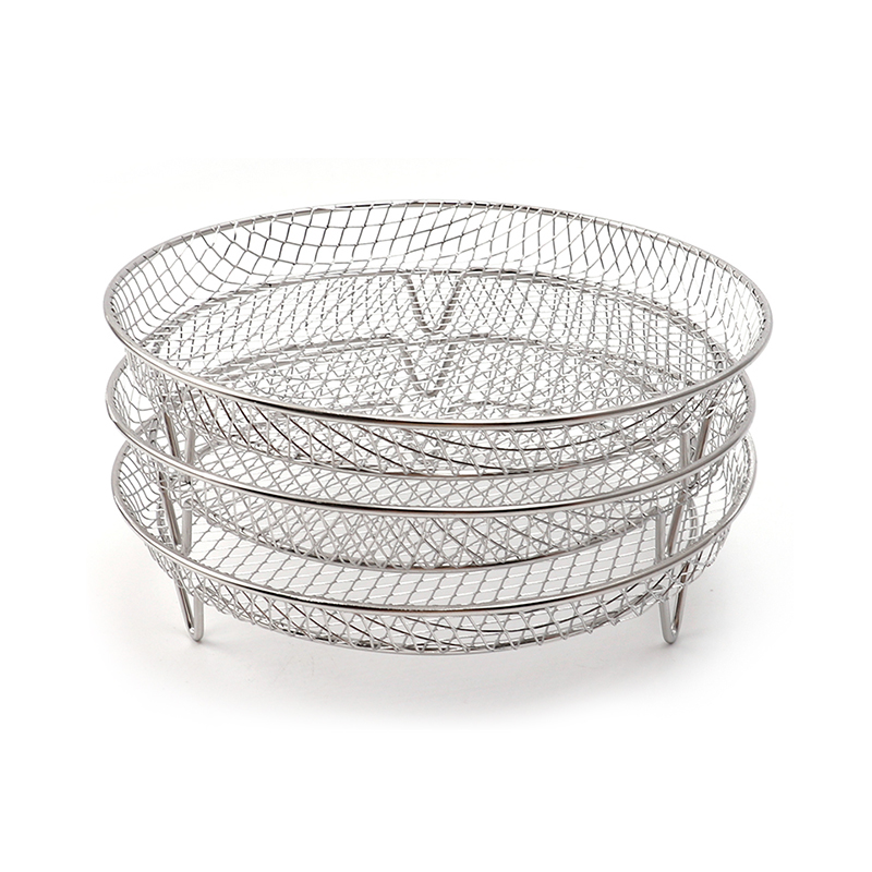 Silver(3-layers round rack)