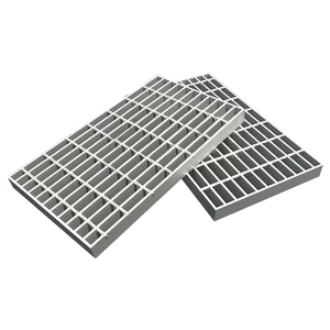 设计各种规格的走道钢格栅标准焊接热镀锌钢格栅 - Product Image 1