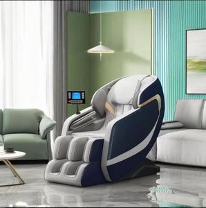 יוקרה מודרנית גוף מלא עור שיאצו recliner אפס כבידה עם לחץ אוויר תכונה עבור עיסוי צוואר ורגליים