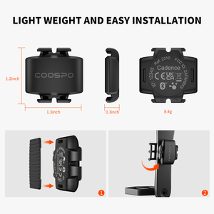 COOSPO BK9C and ANT+ Cycling <strong>Cadence</strong> <strong>Sensor</strong> for Road Bike - Product Image 6