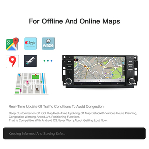 Android 11 Car Multimedia Player for JEEP Compass <strong>Patriot</strong> Bluetooth 2009-2015 Radio Stereo GPS Auto Carplay Navigate - Product Image 6