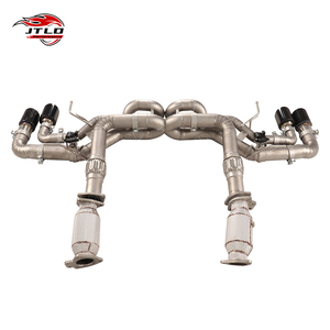 For Chevy Corvette C8 Z06 Valved Sport Exhaust System - Active <strong>Valve</strong> Performance Cat-Back 304SS Quad <strong>Tips</strong> - Product Image 2