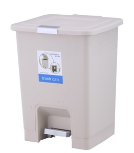 Papelera de basura suave cerrada con tapas, papelera operada con pies, varias opciones de capacidad