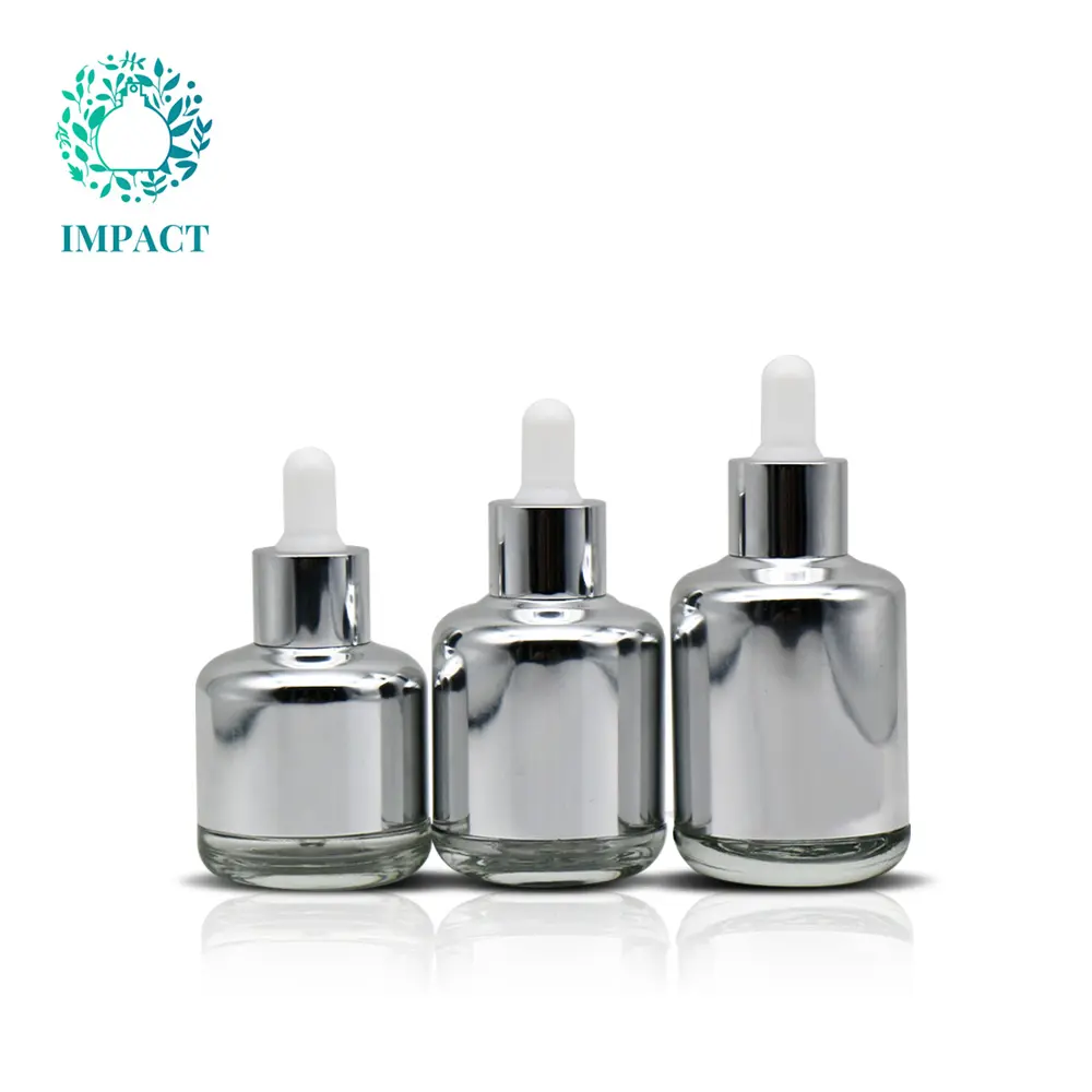 Lujo Vacío 50ml Cuidado DE LA PIEL Aceite de masaje cosmético 60ml Botella de vidrio cuentagotas