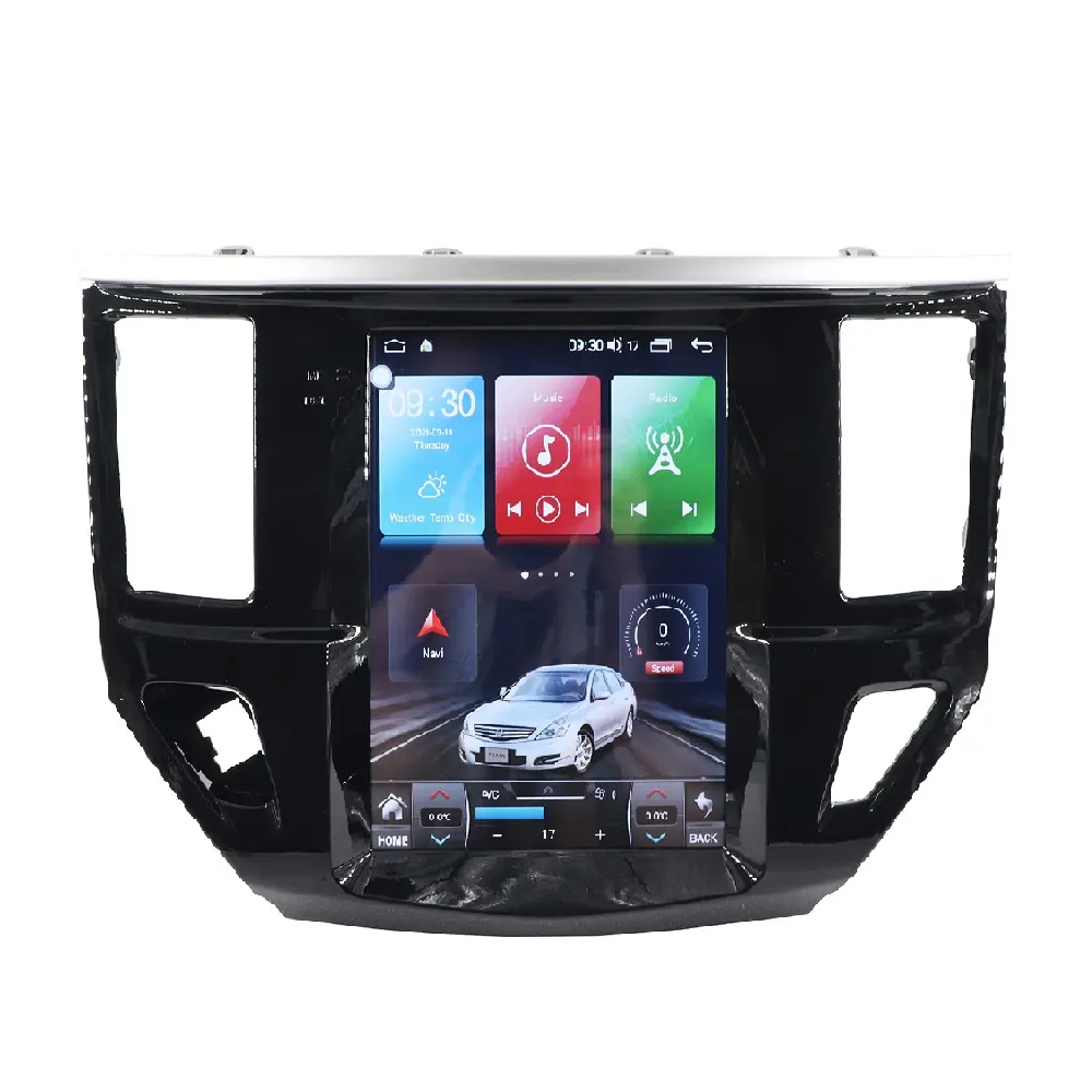 Navifly-autoradio 10.4 ", écran Vertical type Tesla, Navigation GPS, lecteur DVD, récepteur Radio, pour voiture, Nissan Pathfinder (2016)