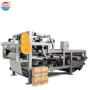 Wastewater Treatment Sludge Solid Liquid Separation Double Automatic Sludge <strong>Dewatering</strong> Belt Filter <strong>Press</strong>
