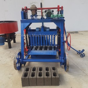 Nuevo tipo de maquinaria de fabricación de ladrillos, máquina de fabricación de ladrillos de bloques de cemento de mortero, máquina de ladrillos huecos móvil de rueda grande - Product Image 3