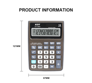 Công Dân CT-139II mini văn phòng máy tính kép điện 12 chữ số hiển thị Xách Tay Công dân máy tính - Product Image 5
