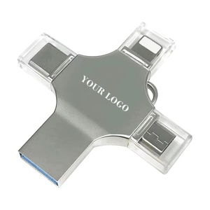 High-speed2.0 grande capacità di tipo-C Computer Android Multi-funzione Multi-funzione 4-in-164G telefono cellulare U disco Flash Drive 16GB - Product Image 1