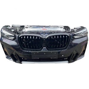 适用于宝马X3 2012-2022升级M3风格前保险杠格栅车身套件G01原车前保险杠