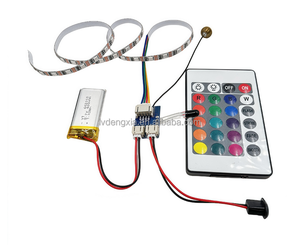 DC5V многоцветный светодиод RGB PCBA световой контур PCB плата с ИК 24 клавишами пульт дистанционного управления для светодиодных ночников - Product Image 4