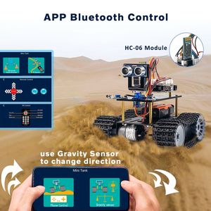 Lafvin Electronic Ultras onic Vermeidung von Infrarot-Fernbedienung Mini für Tank Robot Car Kit Robot Car für Arduino